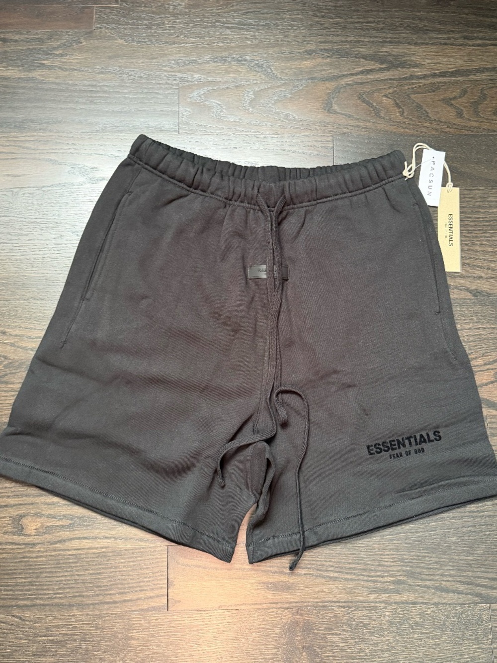 Fear Of God Essentials Shorts SS22 Stretch Limo Black Size Xtra Small